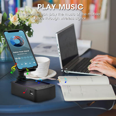 Roarswa Mobile Phone Holder with Bluetooth Speaker HD 